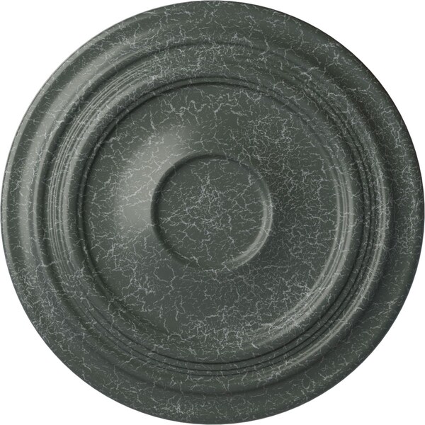 Ekena Millwork Traditional Ceiling Medallion (Canopies up to 5 1/2"), 24 3/8"OD x 1 1/2"P, Athenian Green Crackle CM24TRAGC - main